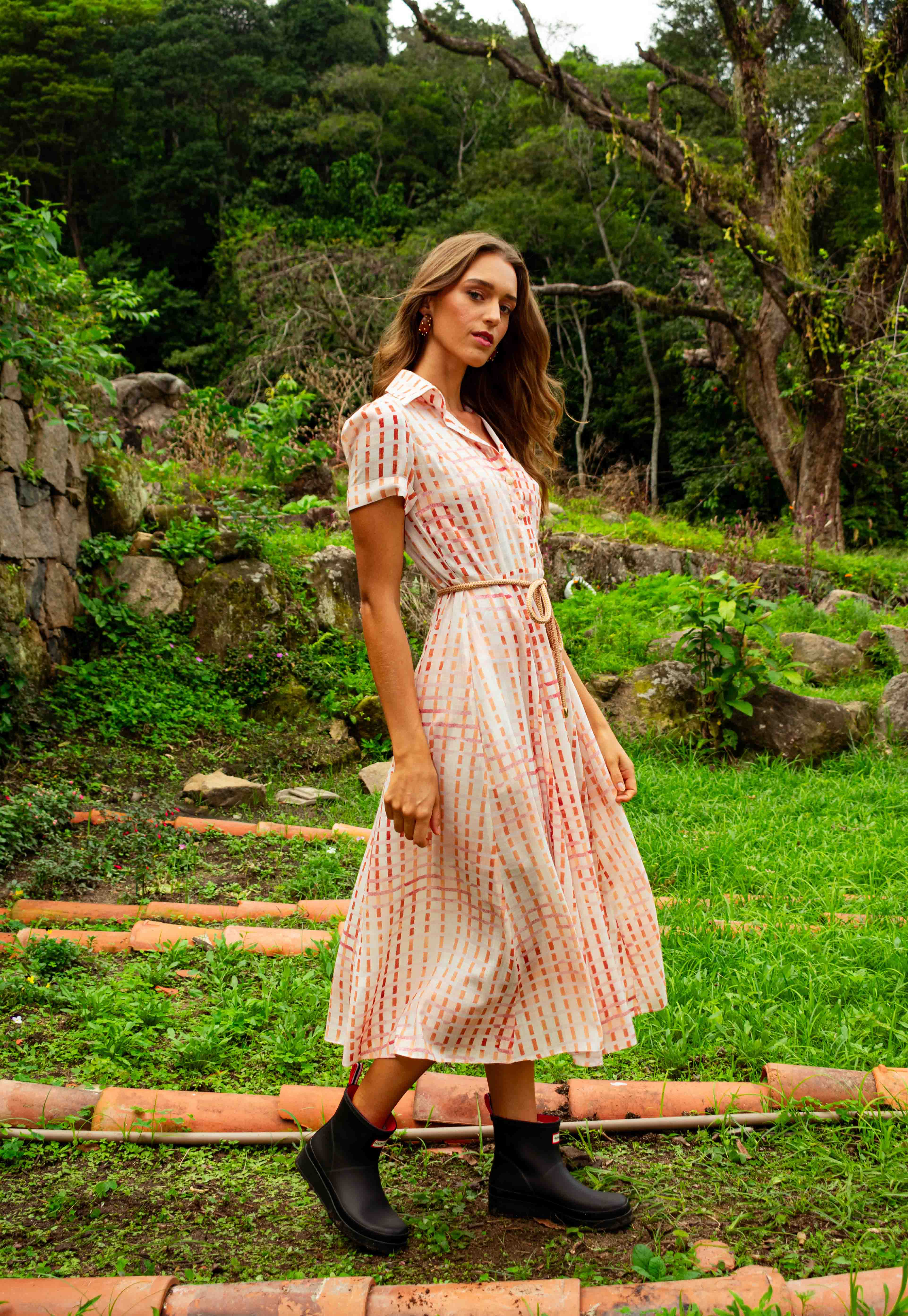 Tee Match - vestido chemise picnic